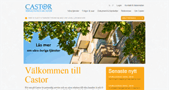 Desktop Screenshot of castor.se