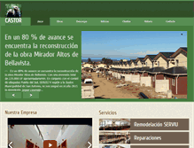 Tablet Screenshot of castor.cl